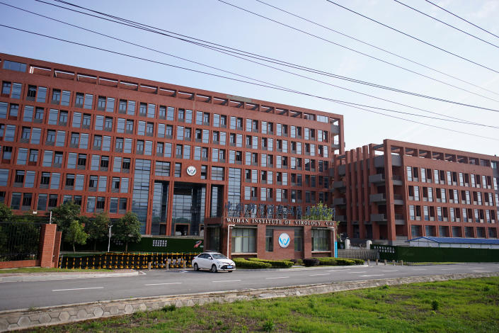 L'Institut de virologie de Wuhan, un grand bâtiment en briques.