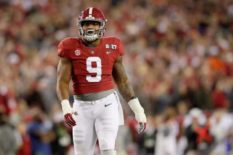 Hand had 21 tackles in 2016. (Getty)