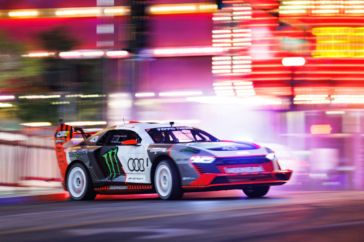 Ken Block's first electric Gymkhana features a one-of-a-kind Audi EV