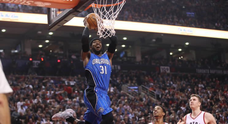 Terrence Ross received a standing ovation when he returned to Toronto with the Orlando Magic after five years with the Raptors. (Photo: Reuters)