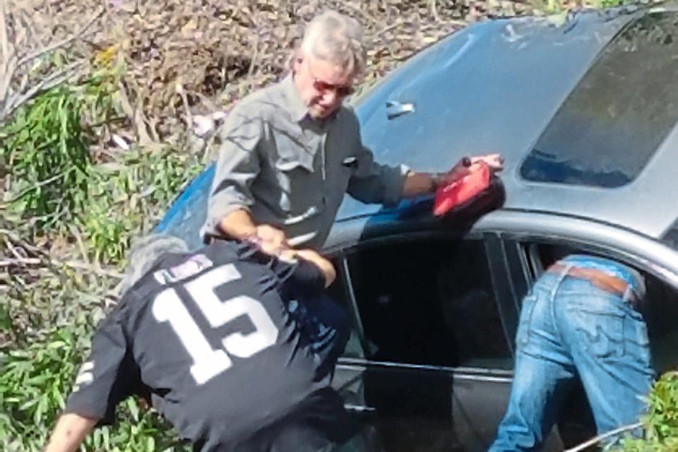 Real-life hero: Harrison Ford comes to a driver's rescue: TMZ/MEGA