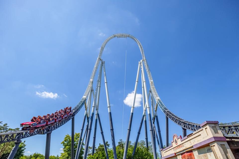 At 205ft high Stealth will now be the second tallest roller coaster in the park (Thorpe Park)