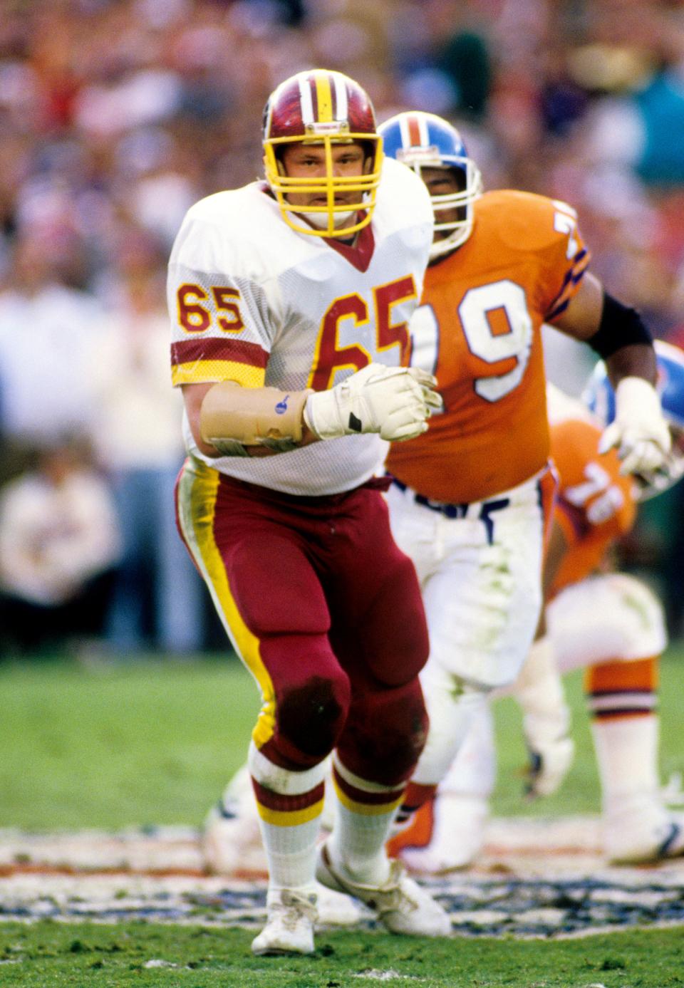 Defensive tackle Dave Butz helped Washington win two Super Bowl titles.