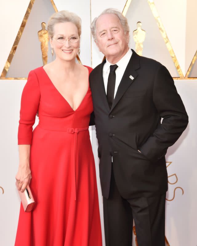 HOLLYWOOD, CA – MARCH 04: Meryl Streep and Don Gummer attend the 90th Annual Academy Awards at Hollywood & Highland Center on March 4, 2018 in Hollywood, California. (Photo by Kevin Mazur/WireImage)
