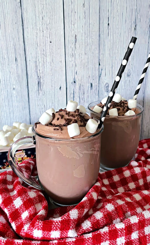 <p>Krista Marshall</p><p>There is a reason this fun hot chocolate recipe went viral: It's 100 percent delicious!</p><p><strong>Get the recipe: <a href="https://parade.com/recipes/whipped-hot-chocolate" rel="nofollow noopener" target="_blank" data-ylk="slk:Whipped Hot Chocolate;elm:context_link;itc:0;sec:content-canvas" class="link rapid-noclick-resp">Whipped Hot Chocolate</a></strong></p>