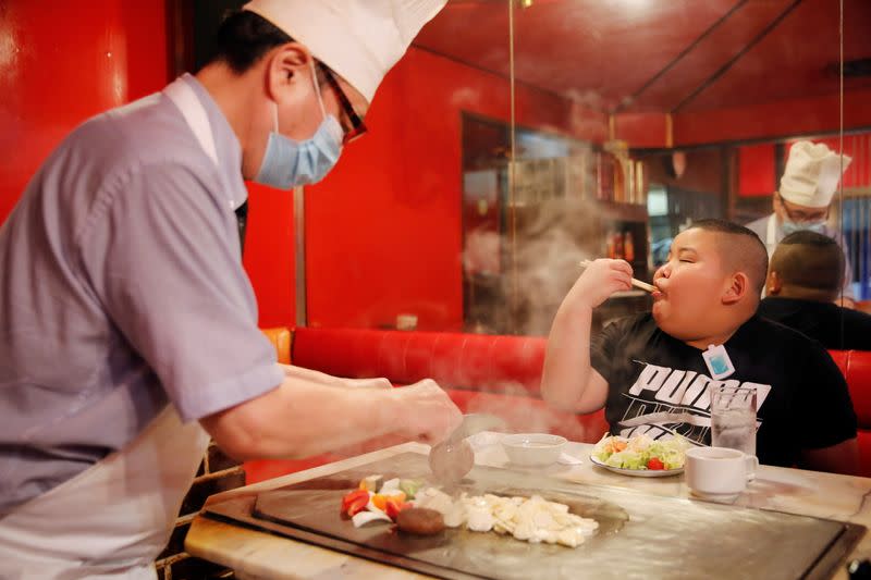 The Wider Image: Meet Kyuta: the 10-year-old, 85-kilo sumo in training