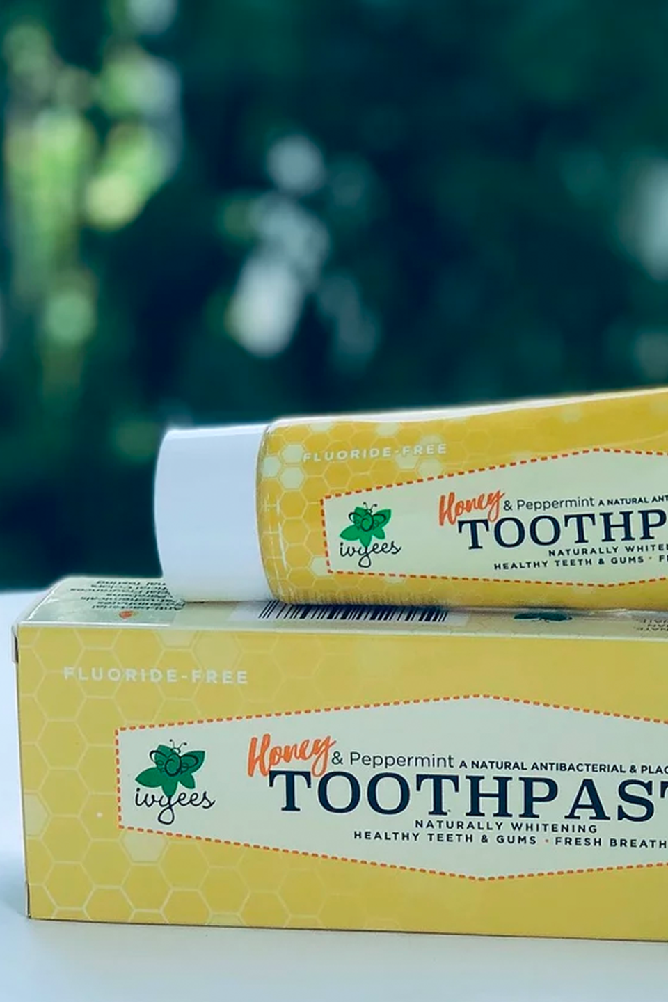 9) Ivyees Honey & Peppermint Toothpaste