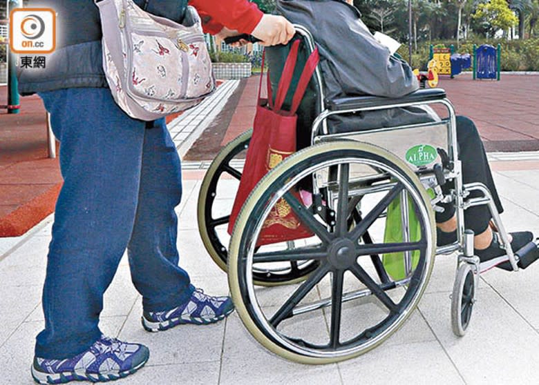 香港人口老化，需照顧的病患長者增加。