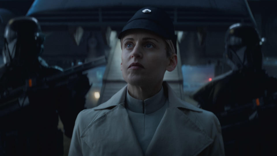 Denise Gough plays Imperial officer Dedra in Andor. (Lucasfilm/Disney)