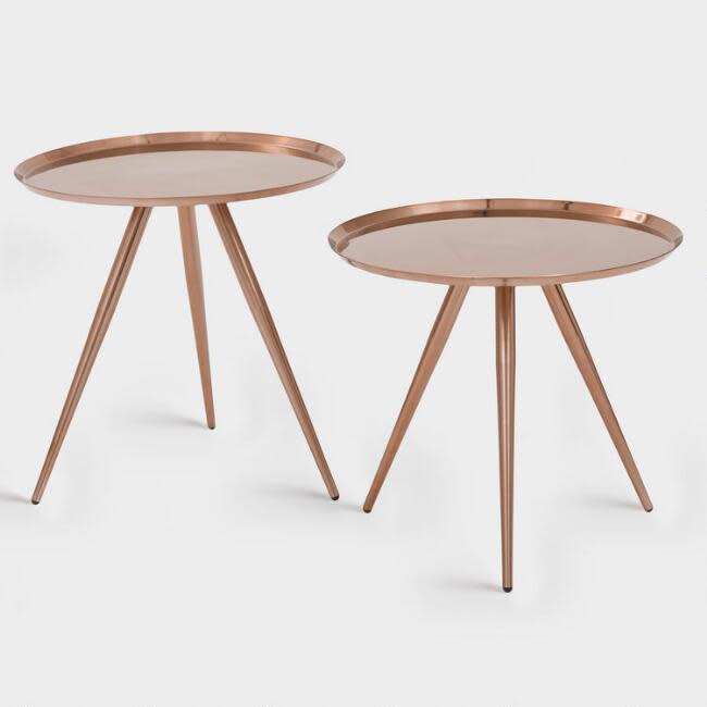 Copper Nesting Tables (Photo: World Market)