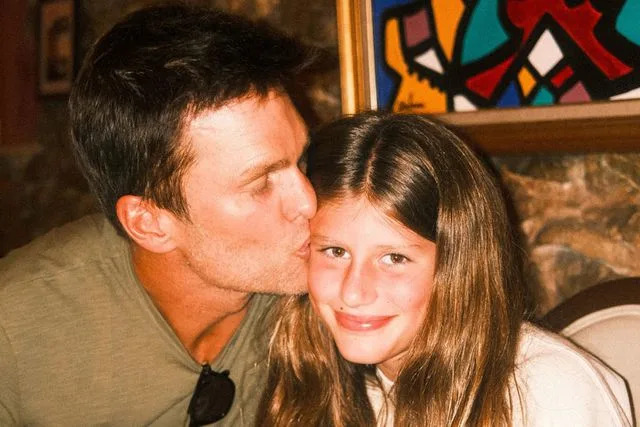 <p>Tom Brady/Instagram</p> Tom Brady and his daughter Vivian