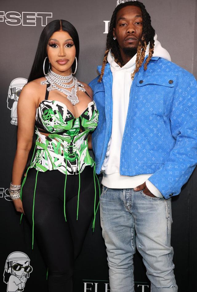 Cardi B Wears a Corset Featuring Deconstructed Balenciaga Sneakers to  Offset's 30th Birthday