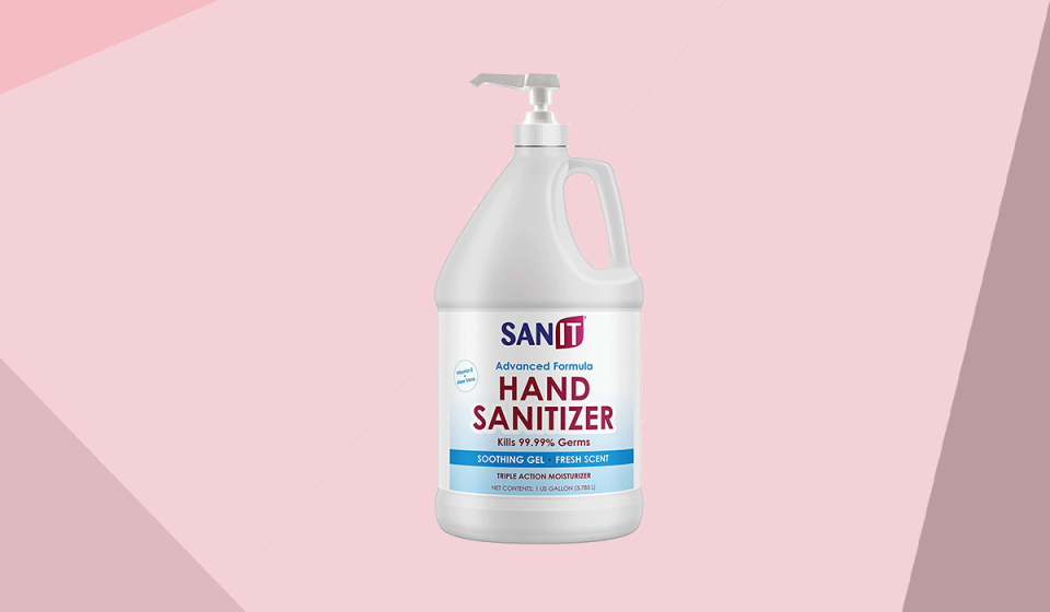 Hand sanitizer is back in stock. Save 41 percent for Labor Day. (Photo: Sanit)