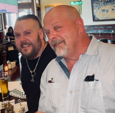 <p>Rick Harrison/Instagram</p> Rick has paid tribute to late son Adam in a post on Instagram