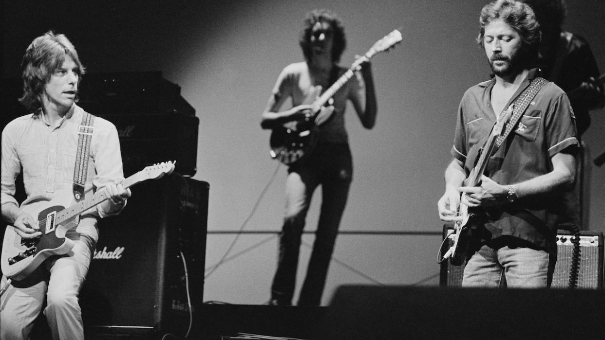  Jeff Beck and Eric Clapton, 1981. 