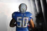 Te'o was drafted in the second round to the San Diego Chargers. He signed a 4-year contract and ended the 2013 season with 61 tackles and 4 passes blocked.