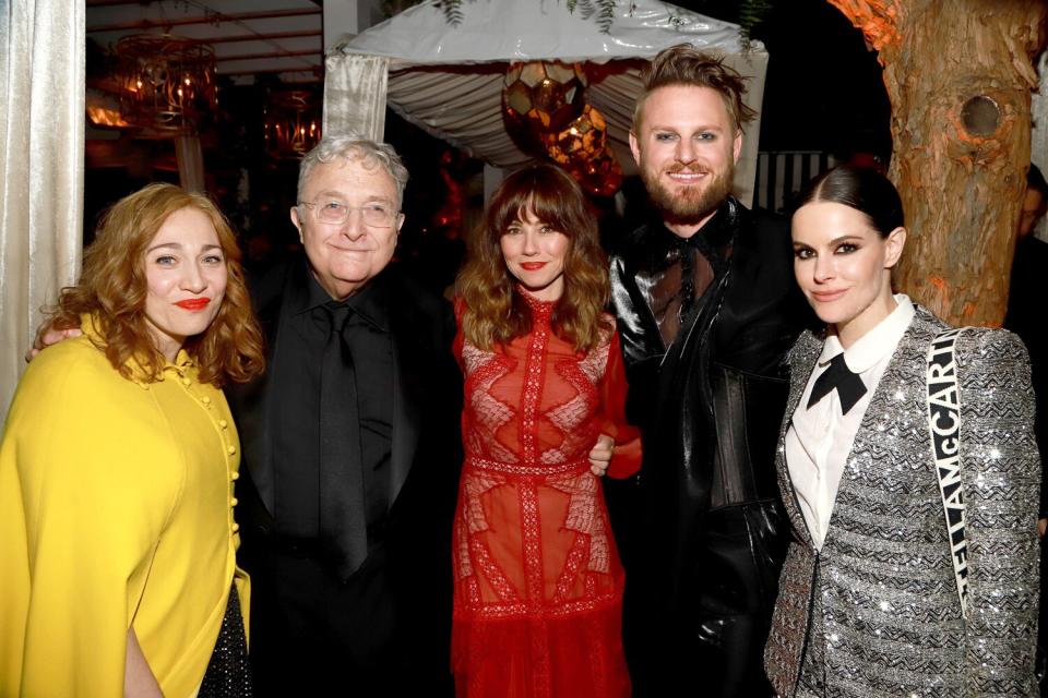 Regina Spektor, Randy Newman, Linda Cardellini, Bobby Berk and Emily Hampshire attend the 2020 Netflix Oscar Afterparty.