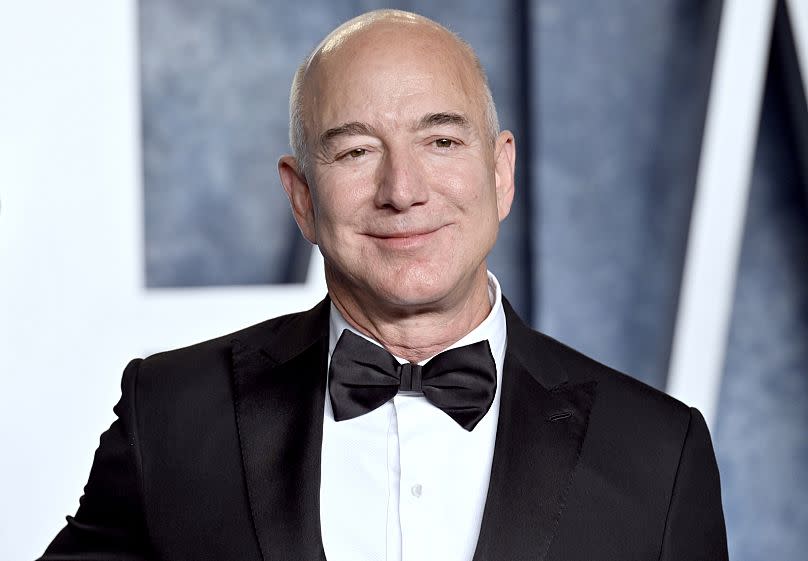 Amazon-Gründer Jeff Bezos auf der Vanity Fair Oscar Party, März 2023.