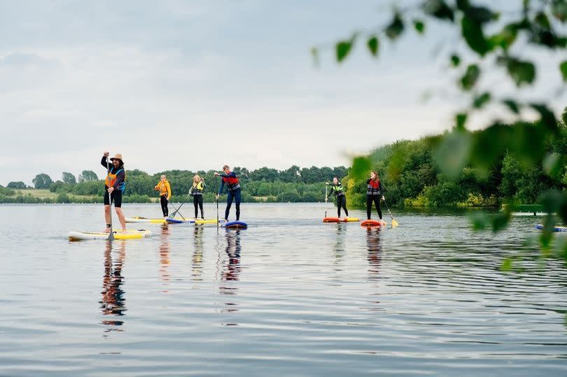 There'll be stand up paddleboarding at the new site