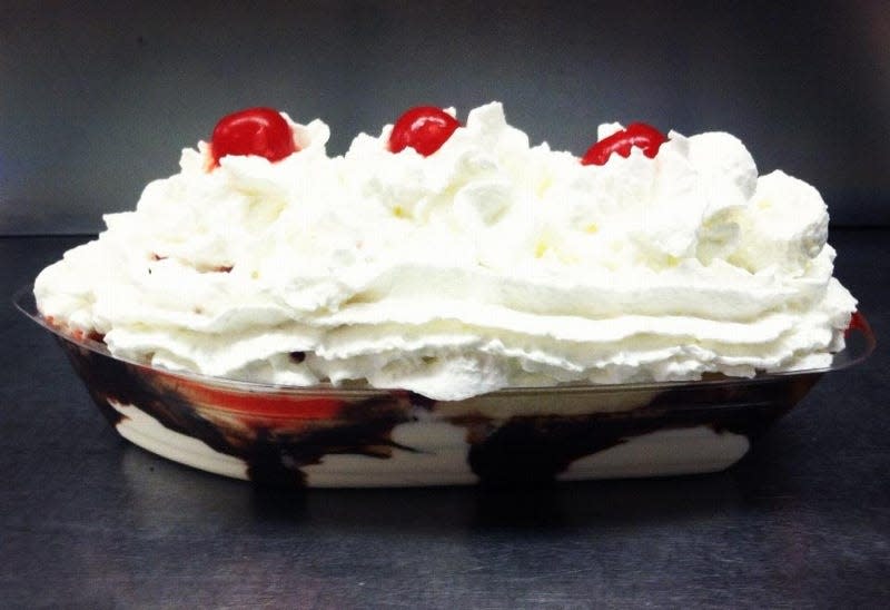 A sundae at Margate Dairy Bar & Burger in Margate City, which is in its 69th season.