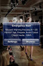 Fashion publication MilkStudios reveals the extreme weather at NYFW.<br><br>"Did anyone else get this bizarre alert on their iPhones? #supercrazy#MADEfw #nyfw"