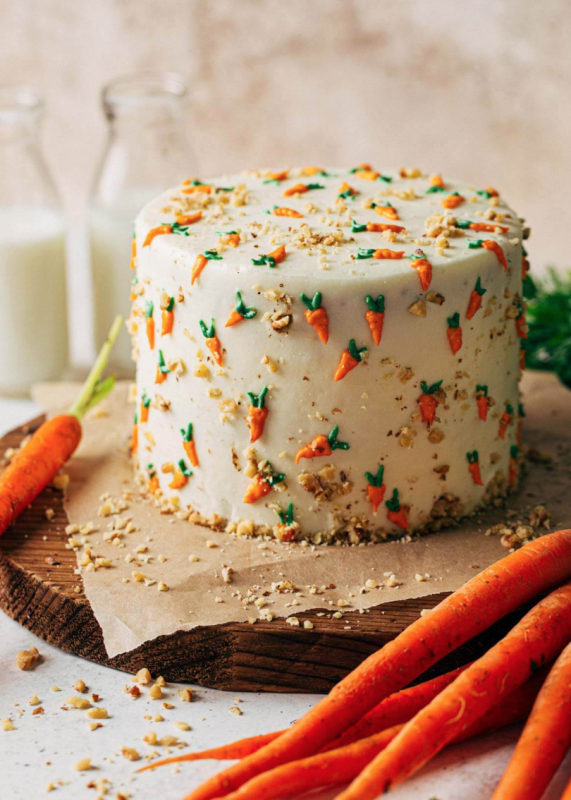 <p>Butternut Bakery</p><p>This is truly the best-ever carrot cake recipe. It's incredibly moist, perfectly spiced, and smothered in cream cheese frosting. It's the only carrot cake recipe you'll ever need!</p><p><strong>Get the recipe: <a href="https://butternutbakeryblog.com/perfect-carrot-cake/" rel="nofollow noopener" target="_blank" data-ylk="slk:Carrot Cake with Cream Cheese Frosting;elm:context_link;itc:0;sec:content-canvas" class="link rapid-noclick-resp">Carrot Cake with Cream Cheese Frosting</a></strong></p>