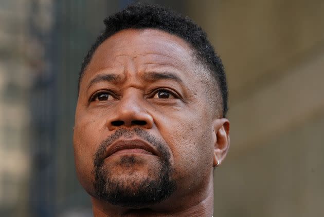 Cuba Gooding Jr. leaves an October 2019 court arraignment in New York. He is now implicated in a sexual assault lawsuit filed against Sean 