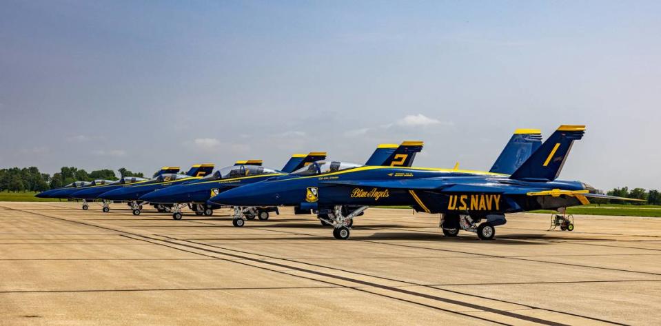 The U.S. Navy Blue Angels are one of many performers at the Garmin KC Air Show Aug. 19-20