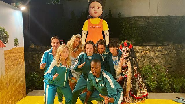 Rebel Wilson, Paris Hilton and friends dressed up for Halloween in 2021. Photo: Instagram/rebelwilson.