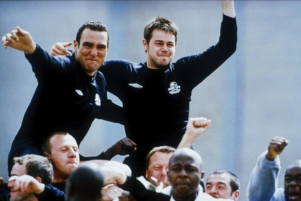 VINNIE JONES, DANNY DYER, MEAN MACHINE, 2001