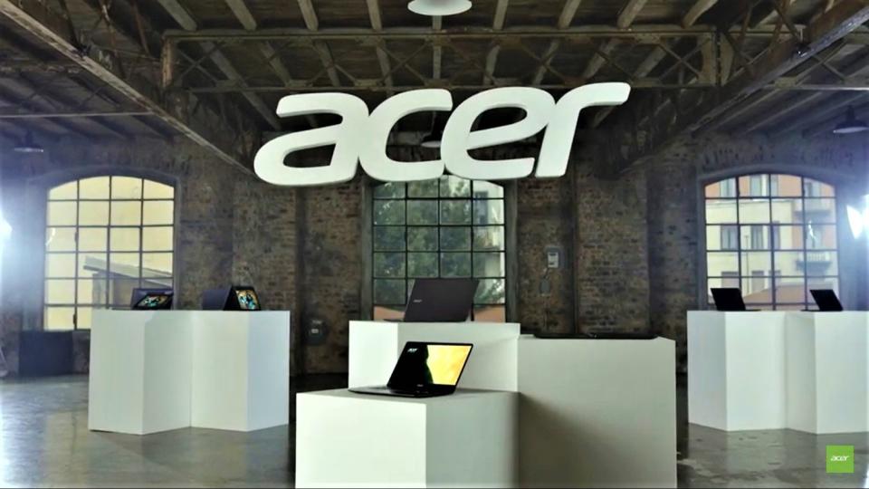 電腦大廠宏碁（acer）證實一週內兩度遭駭客襲擊。   圖：取自官方youtube頻道影片