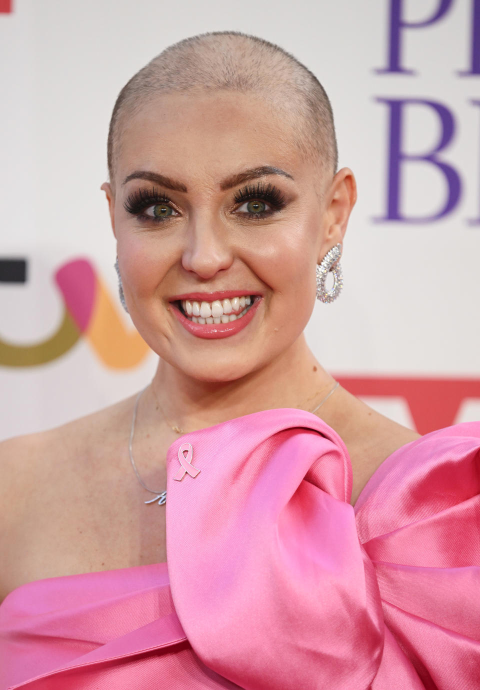 LONDON, ENGLAND - OCTOBER 08: Amy Dowden arrives at the Pride Of Britain Awards 2023 at Grosvenor House on October 08, 2023 in London, England. (Photo by Karwai Tang/WireImage)