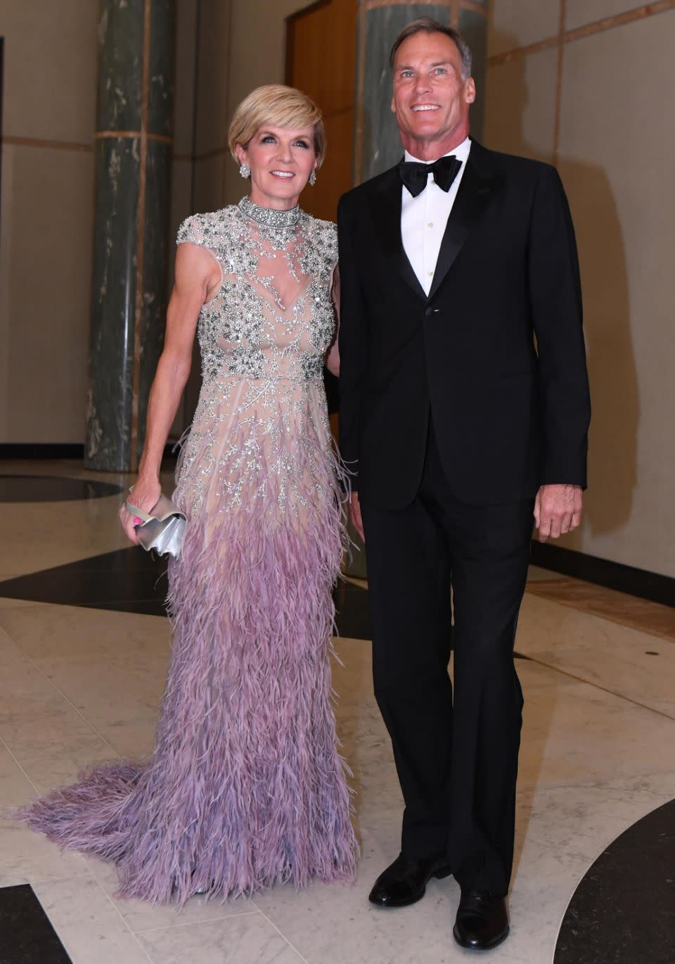 Julie Bishop looked stunning in her gown. Source: AAP Image