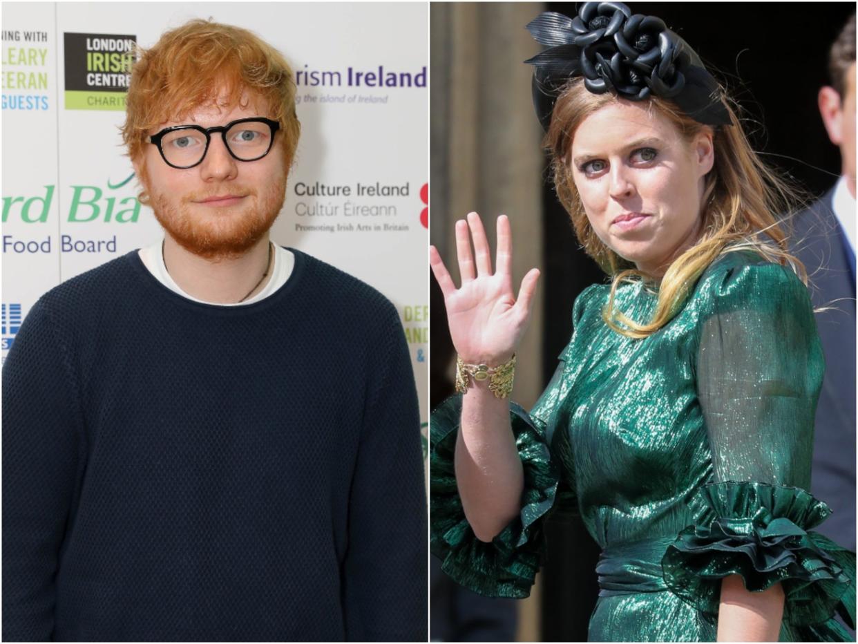 ed sheeran princess beatrice