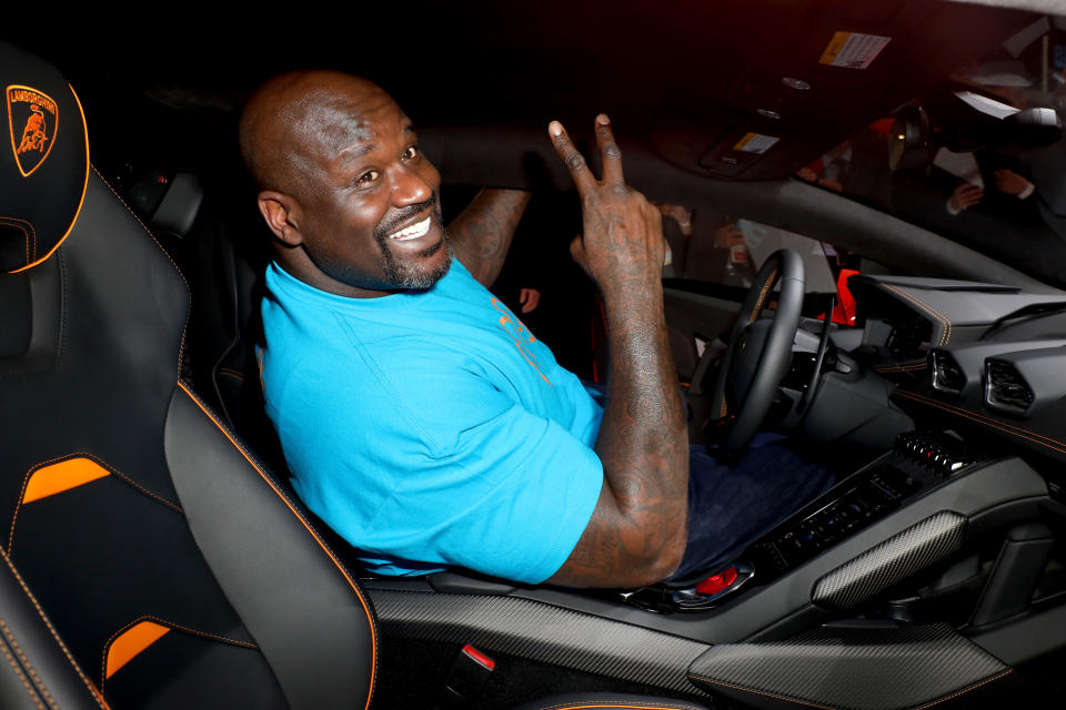 Shaquille O'Neal had a message for the New Orleans Saints. (Photo by Roger Kisby/Getty Images for Amazon Devices and Services)