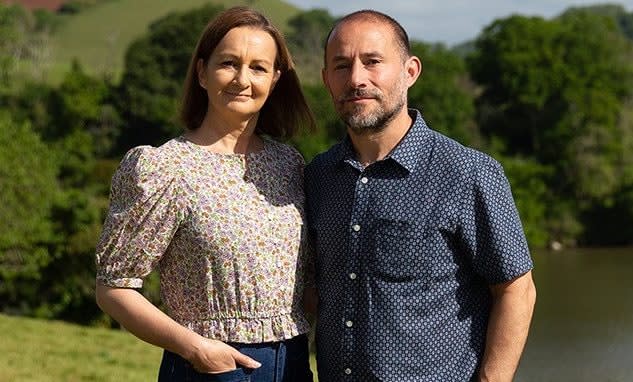 Nicky and Greg Parsons, owners of Sharpham Dairy in Devon