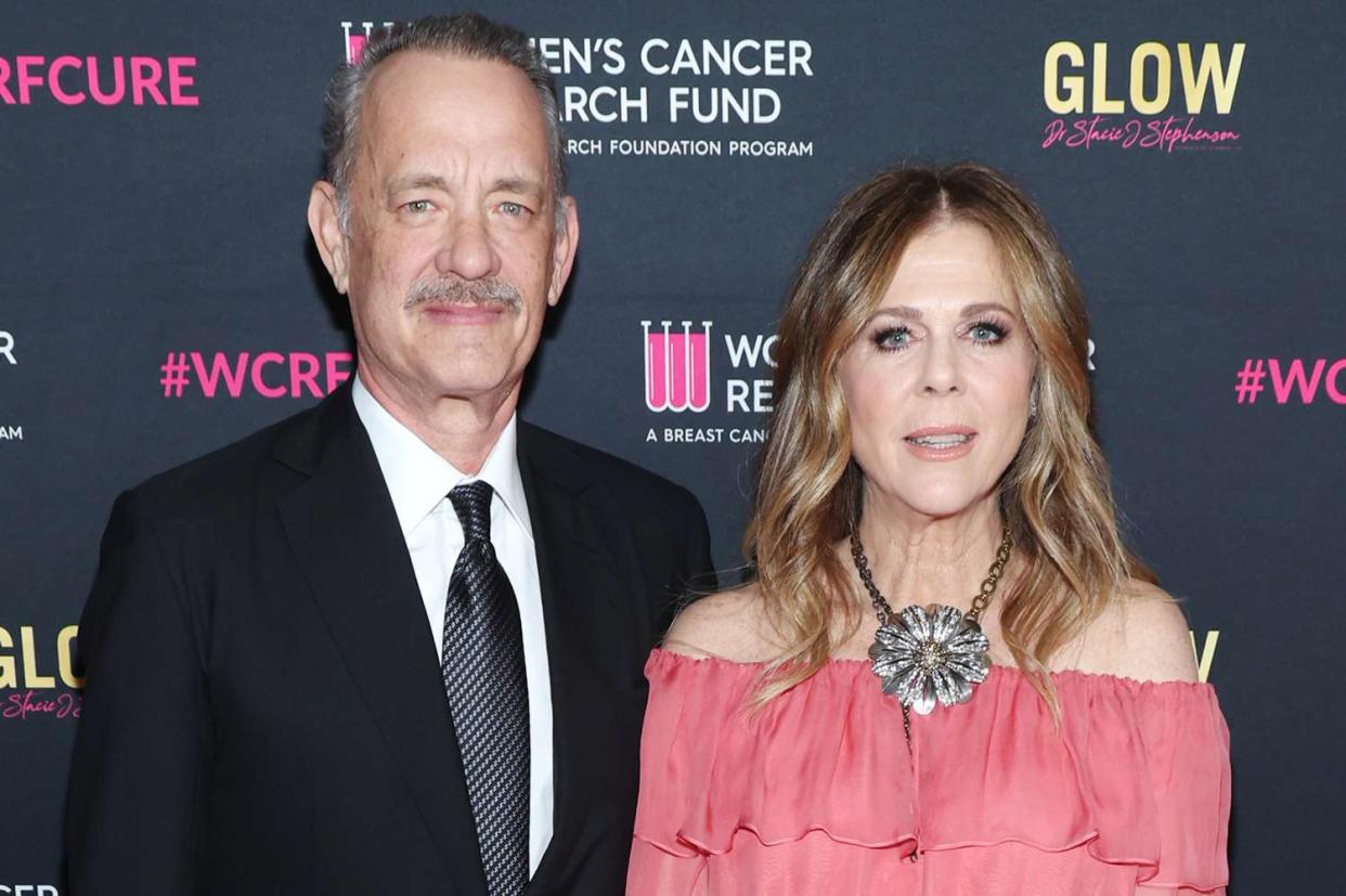 <p>Phillip Faraone/Getty</p> Tom Hanks and Rita Wilson