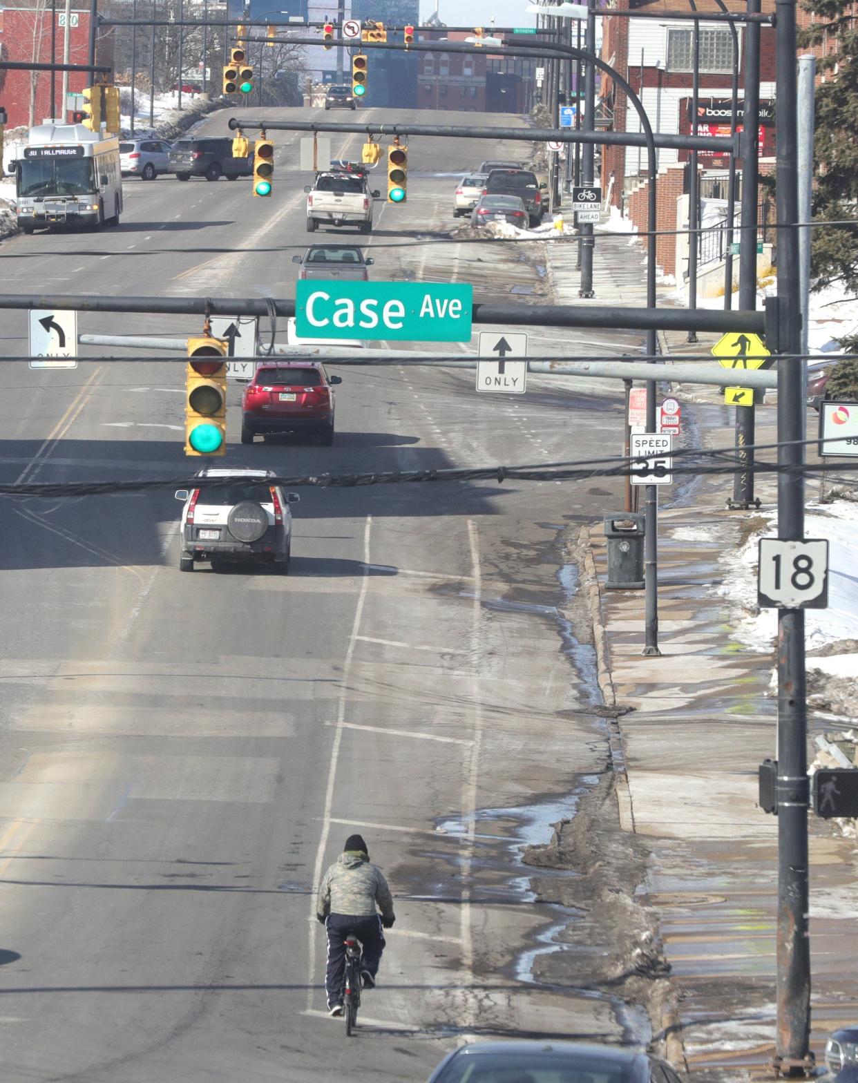 East Market Street in Akron is set for reconstruction from state Route 8 east to Case Avenue.