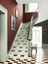 <p> Get creative with dynamic hallway flooring for an impactful look, bursting with personality.&#xA0; </p> <p> Michel Cocke, CEO, 253 Houses, says: &#x2018;Paint a striking harlequin design on a wooden floor and let the statement diamonds guide you towards the most fascinating pieces of your home. Solid shapes of variety utilized on entryways will add character without overpowering a space.&#x2019; </p> <p> If you&#x2019;re feeling brave with painted floors, think outside of the mono box, and experiment with an energizing color like sunshine yellow. </p>