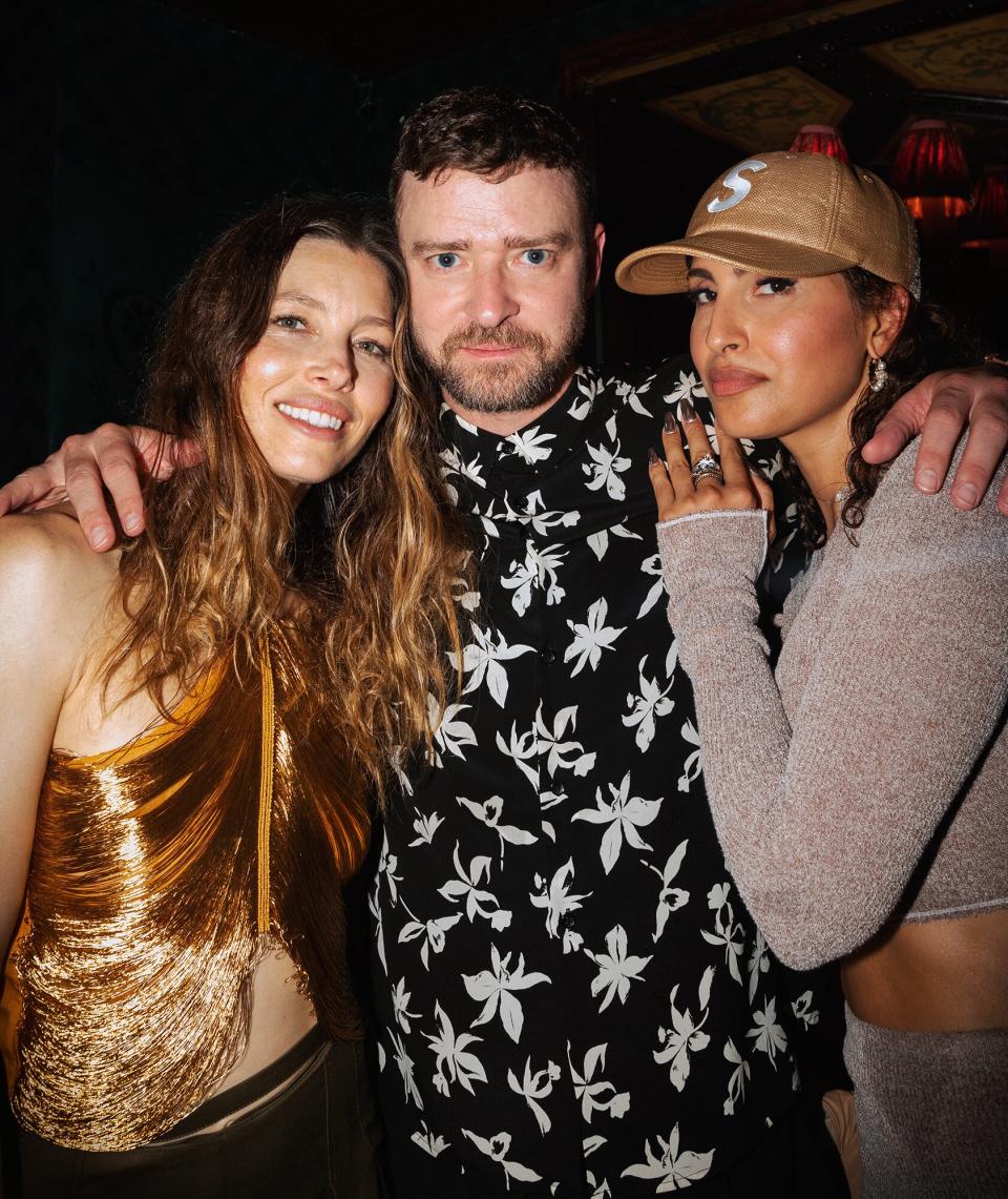 Justin Timberlake, Jessica Biel and Snoh Aalegra