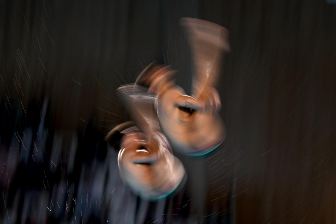 29 July 2024, France, Paris: Olympics, Paris 2024, water diving, synchronized diving 10m, men, the team from Mexico with Kevin Berlín Reyes and Randal Willars in action. Photo: Sven Hoppe/dpa (Photo by Sven Hoppe/picture alliance via Getty Images)