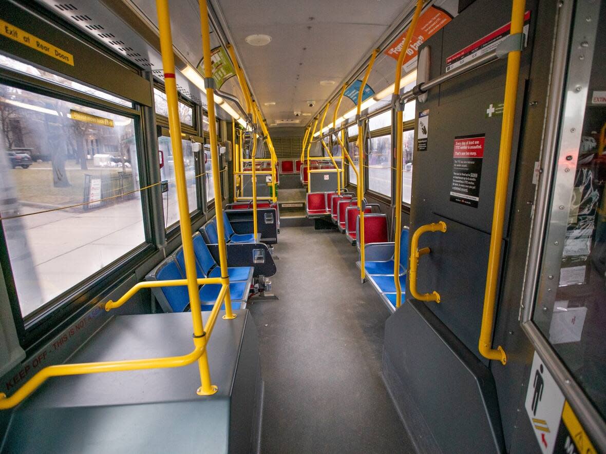 The Toronto Transit Commission says it's aware of seven incidents in nine days involving people reckless with fireworks on its vehicles. It's unclear if any of the cases are connected.   (Craig Chivers/CBC - image credit)