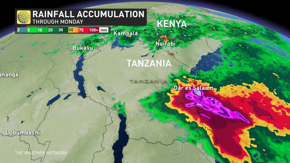 Cyclone Hidaya Rain Forecast