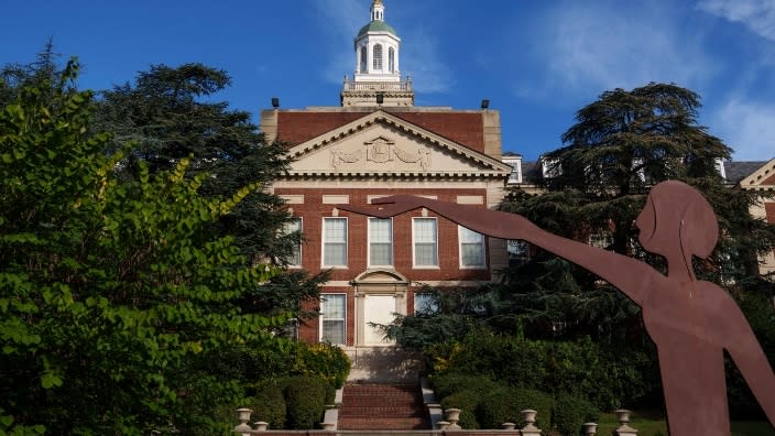 A last October view of the Howard University campus in Washington, D.C., which was among the HBCUs that received bomb threats Tuesday, officials said. (Photo: Drew Angerer/Getty Images)