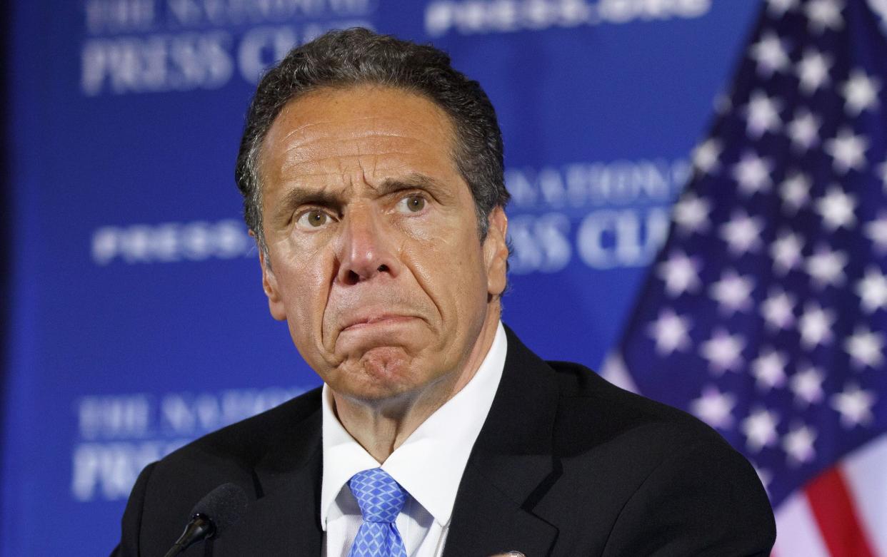 A third staffer to Gov. Cuomo alleges he harassed her, saying in a newspaper interview that he asked her if she had a boyfriend, called her “sweetheart,” touched her back and kissed her hand.