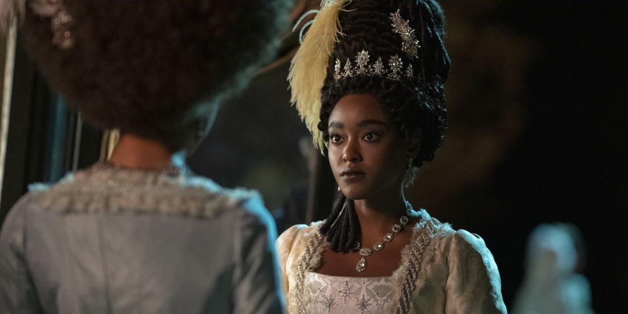 queen charlotte arsema thomas as young agatha danbury in episode 106 of queen charlotte cr nick wallnetflix © 2022