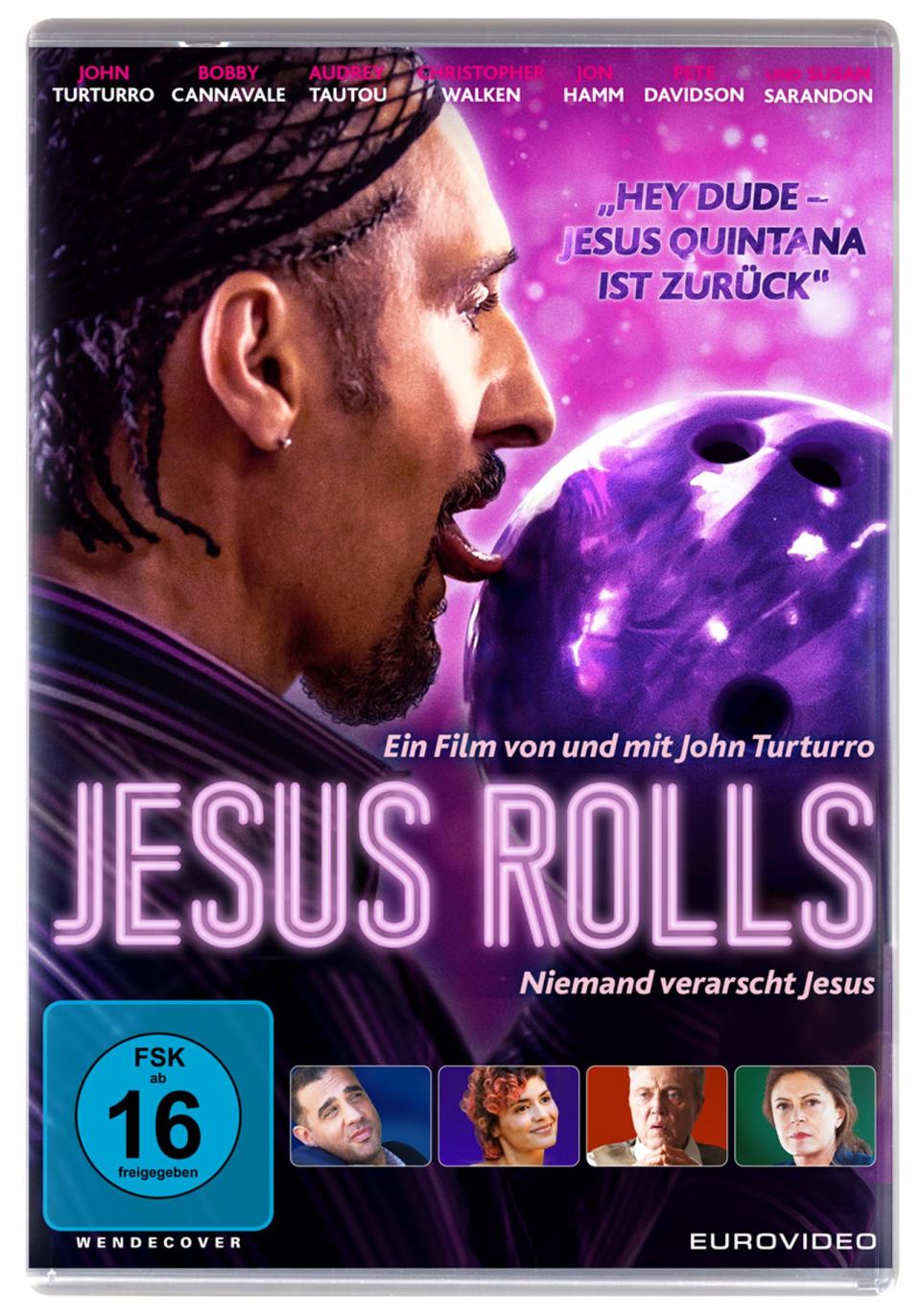 23 Jahre nach "The Big Lebowski" von den Coen-Brüdern erscheint mit "Jesus Rolls - Niemand verarscht Jesus" nun ein Ableger auf DVD. (Bild: EuroVideo Medien)