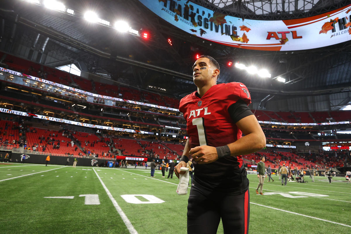 Marcus Mariota, Atlanta Falcons can't finish, lose to the Washington  Commanders 