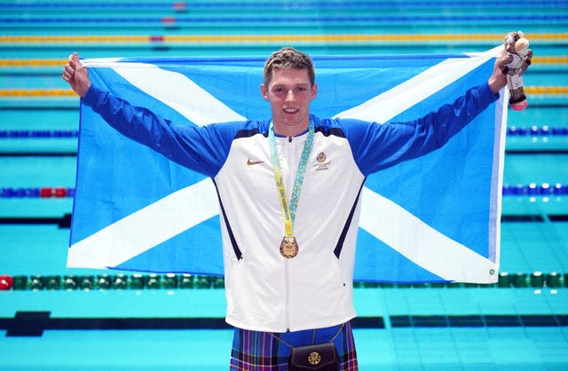Duncan Scott walks away from Birmingham with six medals, including two golds (Peter Byrne/PA)