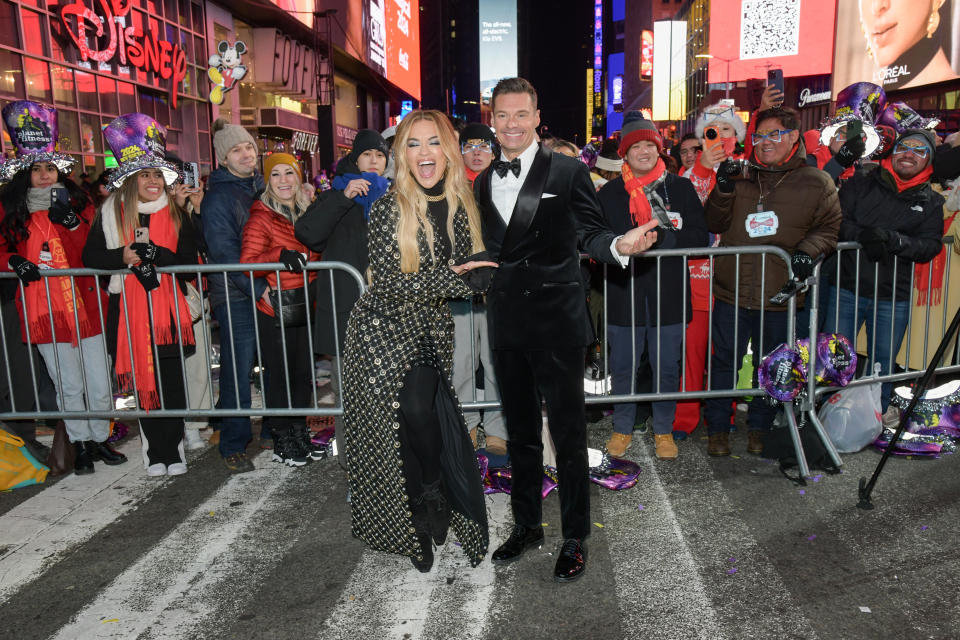 Rita Ora and Ryan Seacrest